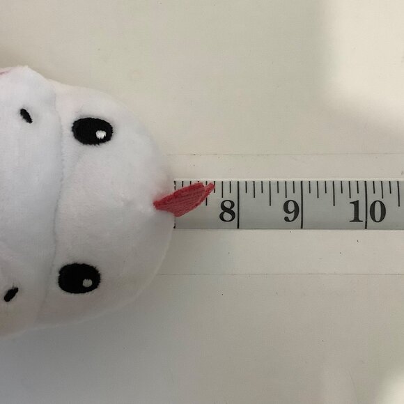 Dinosaur Plush Animal Toy White Red RMS International Small Front Pocket 7.5" - Picture 6 of 6